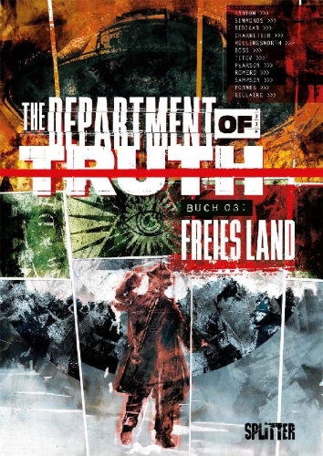 Buchcover und Innenansicht für das Buch: The Department of Truth. Band 3