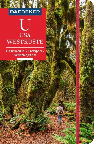 Buchcover und Innenansicht für das Buch: Baedeker Reiseführer USA Westküste