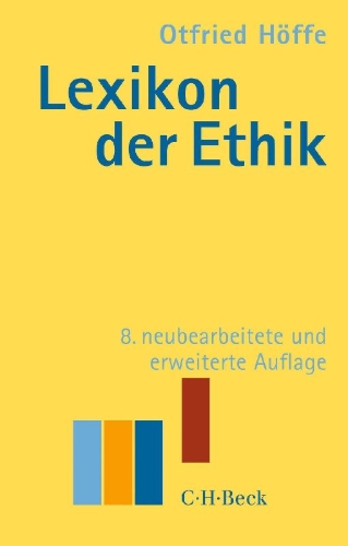 Buchcover und Innenansicht für das Buch: Lexikon der Ethik