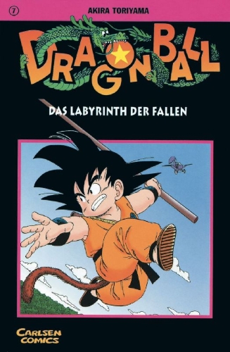 Buchcover und Innenansicht für das Buch: Dragon Ball 07. Das Labyrinth der Fallen