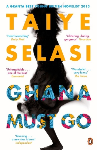 Buchcover und Innenansicht für das Buch: Ghana Must Go