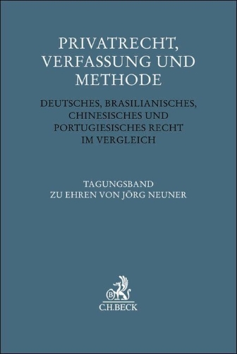 Buchcover und Innenansicht für das Buch: Privatrecht, Verfassung und Methode