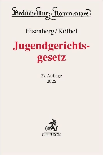 Buchcover und Innenansicht für das Buch: Jugendgerichtsgesetz