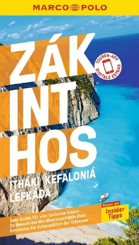 Buchcover und Innenansicht für das Buch: MARCO POLO Reiseführer Zákinthos, Itháki, Kefalloniá, Léfkas