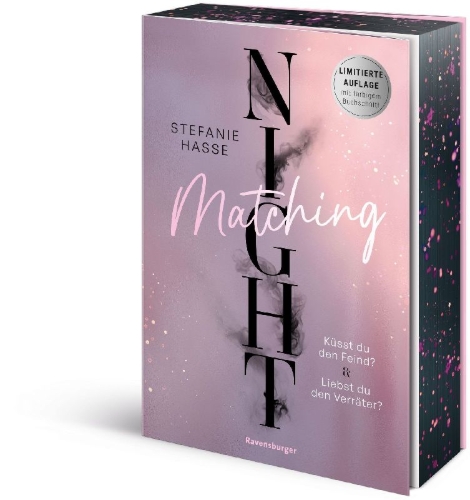 Buchcover und Innenansicht für das Buch: Matching Night - Küsst du den Feind? & Liebst du den Verräter?