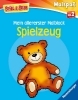 Buchcover und Innenansicht für das Buch: Spiel & Spaß - Mein allererster Malblock: Spielzeug