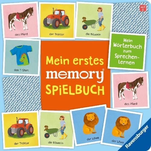 Buchcover und Innenansicht für das Buch: Mein erstes memory® Spielbuch