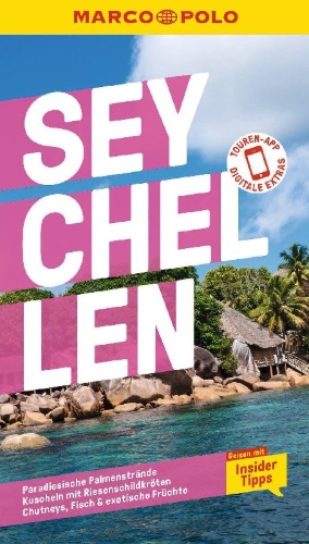 Buchcover und Innenansicht für das Buch: MARCO POLO Reiseführer Seychellen