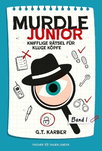 Buchcover und Innenansicht für das Buch: Murdle junior 1