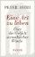 Buchcover und Innenansicht für das Buch: Eine Art zu leben