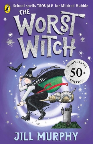 Buchcover und Innenansicht für das Buch: The Worst Witch
