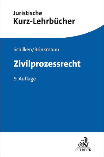 Buchcover und Innenansicht für das Buch: Zivilprozessrecht