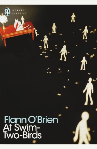 Buchcover und Innenansicht für das Buch: At Swim-two-birds