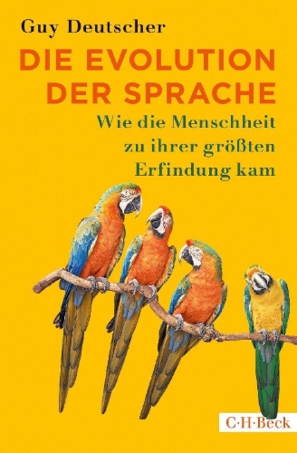 Buchcover und Innenansicht für das Buch: Die Evolution der Sprache