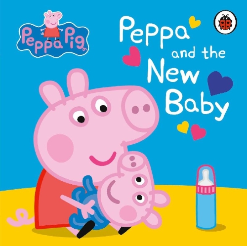 Buchcover und Innenansicht für das Buch: Peppa Pig: Peppa and the New Baby