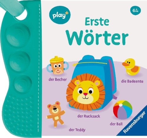 Buchcover und Innenansicht für das Buch: Play+ flip&pop Erste Wörter - ab 6 Monate