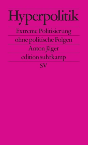 Buchcover und Innenansicht für das Buch: Hyperpolitik