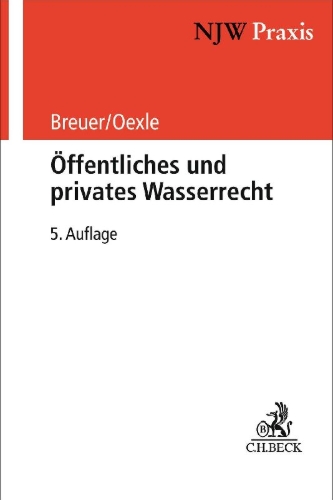 Buchcover und Innenansicht für das Buch: Öffentliches und privates Wasserrecht