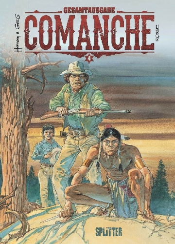 Buchcover und Innenansicht für das Buch: Comanche Gesamtausgabe. Band 4 (10-12)