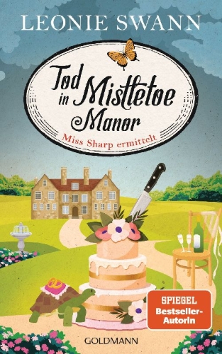 Buchcover und Innenansicht für das Buch: Tod in Mistletoe Manor