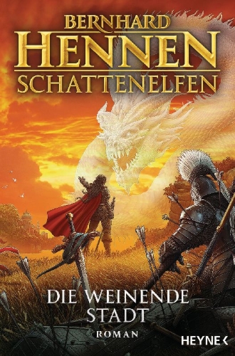 Buchcover und Innenansicht für das Buch: Schattenelfen - Die weinende Stadt