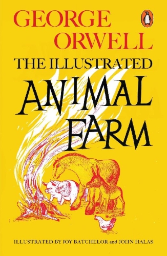 Buchcover und Innenansicht für das Buch: Animal Farm. The Illustrated Edition