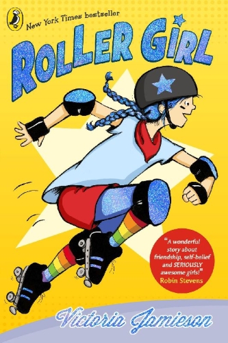 Buchcover und Innenansicht für das Buch: Roller Girl