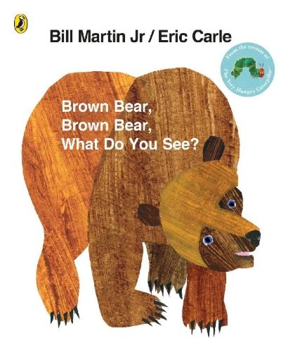 Buchcover und Innenansicht für das Buch: Brauner Bär, wen siehst denn du?