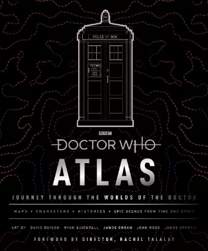 Buchcover und Innenansicht für das Buch: Doctor Who Atlas