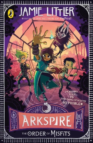 Buchcover und Innenansicht für das Buch: Arkspire 2: The Order of Misfits
