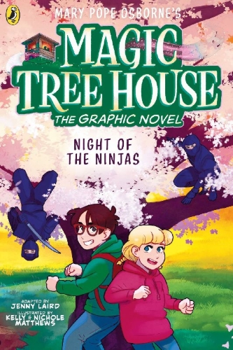 Buchcover und Innenansicht für das Buch: Magic Tree House: Night of the Ninjas