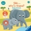 Buchcover und Innenansicht für das Buch: Play+ Shh ... Who's there? Baby Animals