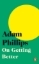 Buchcover und Innenansicht für das Buch: On Getting Better