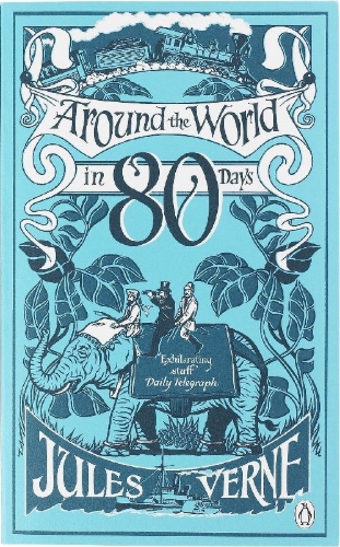 Buchcover und Innenansicht für das Buch: In 80 Tagen um die Welt
