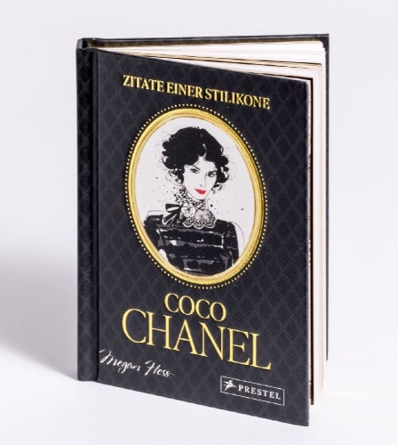 Buchcover und Innenansicht für das Buch: Coco Chanel: Words from a Fashion Icon