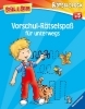 Buchcover und Innenansicht für das Buch: Spiel & Spaß - Vorschul-Rätselspaß für unterwegs