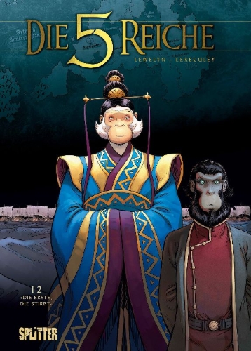 Buchcover und Innenansicht für das Buch: Les 5 Terres 12