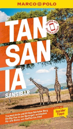Buchcover und Innenansicht für das Buch: MARCO POLO Reiseführer Tansania, Sansibar