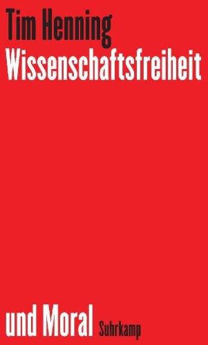 Buchcover und Innenansicht für das Buch: Wissenschaftsfreiheit und Moral