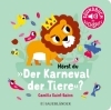 Buchcover und Innenansicht für das Buch: Mes petits imagiers sonores. Le carnaval des animaux