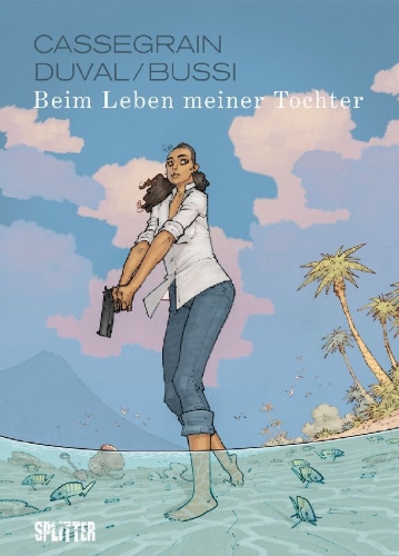 Buchcover und Innenansicht für das Buch: Beim Leben meiner Tochter