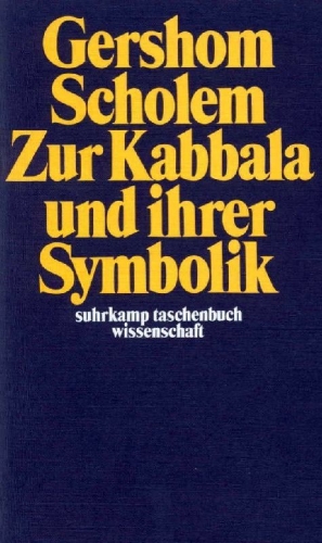 Buchcover und Innenansicht für das Buch: Zur Kabbala und ihrer Symbolik