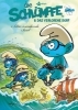 Buchcover und Innenansicht für das Buch: Die Schlümpfe und das verlorene Dorf. Band 6