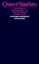 Buchcover und Innenansicht für das Buch: Queer Studies