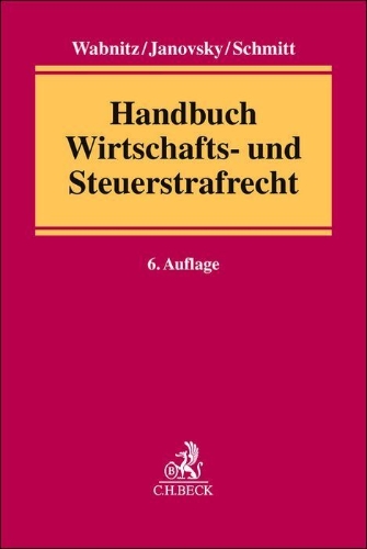 Buchcover und Innenansicht für das Buch: Handbuch Wirtschafts- und Steuerstrafrecht