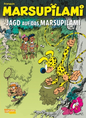 Buchcover und Innenansicht für das Buch: Marsupilami 0 - Capturez un Marsupilami