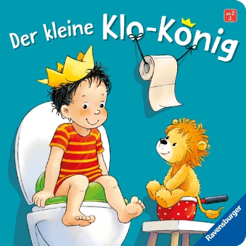 Buchcover und Innenansicht für das Buch: Der kleine Klo-König