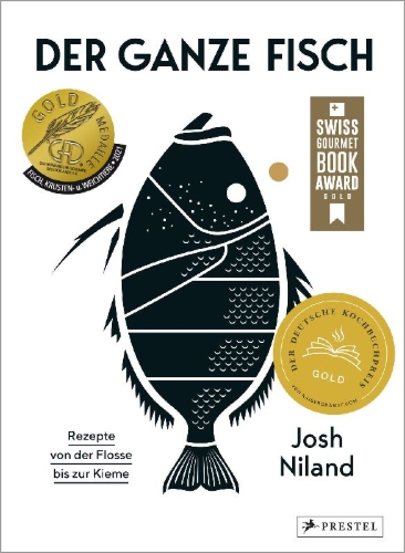 Buchcover und Innenansicht für das Buch: The Whole Fish Cookbook. New Ways to Cook, Eat and Think