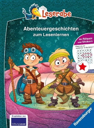Buchcover und Innenansicht für das Buch: Leserabe Sonderausgaben - Abenteuergeschichten zum Lesenlernen