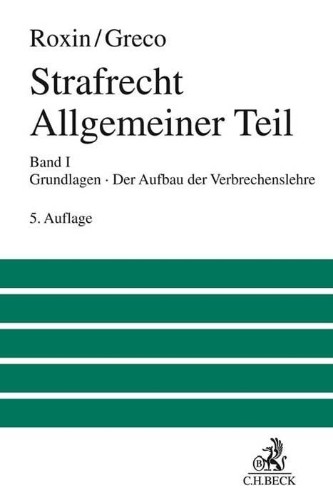 Buchcover und Innenansicht für das Buch: Strafrecht Allgemeiner Teil 01: Grundlagen. Der Aufbau der Verbrechenslehre